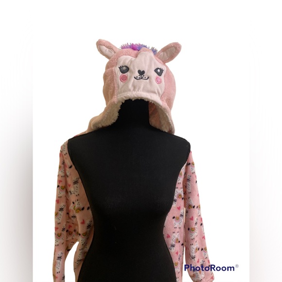 Girls Onesie Pajamas One Piece Plush Fleece Costume Pjs For Girls Size Large - Picture 2 of 8